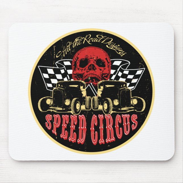 Geschwindigkeits-Zirkus Mousepad (Vorne)