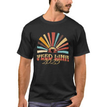 Geschwindigkeitsbegrenzung 2025 Retro Sunburst T -