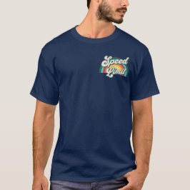 Geschwindigkeitsbegrenzung Retro Rainbow Concept P T-Shirt