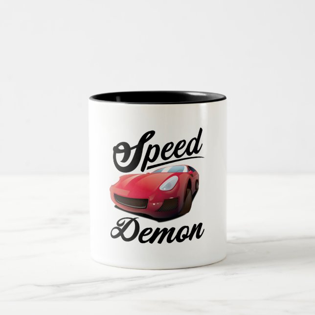 Geschwindigkeitseffekt Zweifarbige Tasse (Mittel)