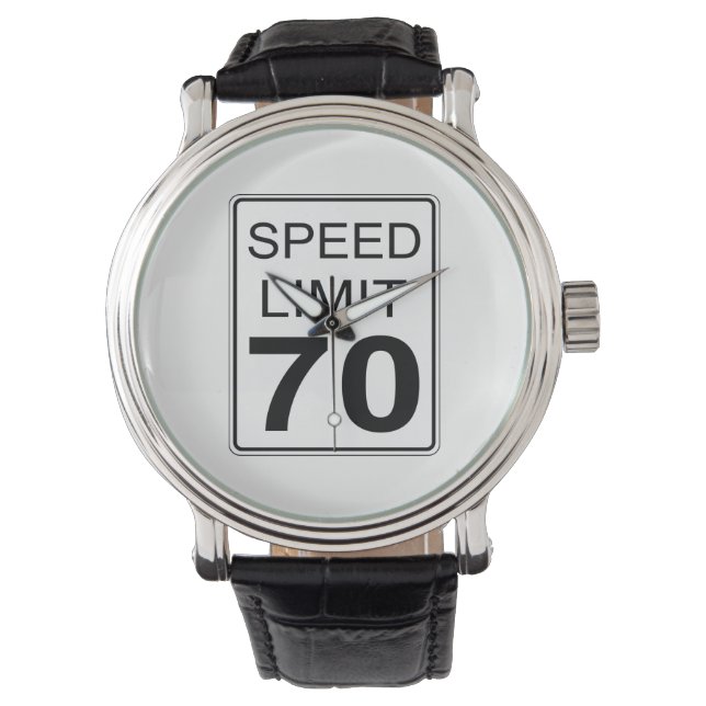 Geschwindigkeitslimit Armbanduhr (Vorderseite)