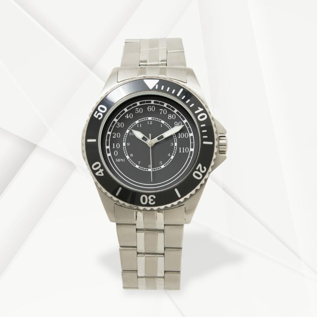 Geschwindigkeitsmesser für klassische Fahrzeuge Armbanduhr (Von Creator hochgeladen)