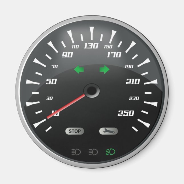 Geschwindigkeitsmesser Magnet (Vorne)