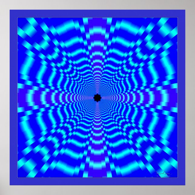 Geschwindigkeitsoptische Illusion Poster (Vorne)