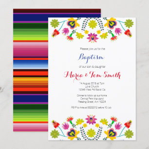 Geschwister Christening Taufen Einladung Boy Girl