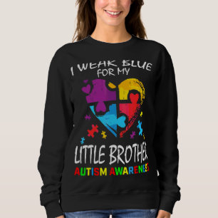 Geschwister, die ich trage Blau für meinen kleinen Sweatshirt