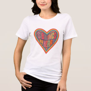 Geschwister nach Herzen: T - Shirt von Frauen