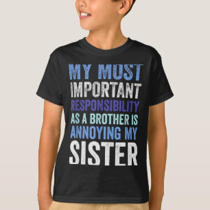 Geschwister Rivalität Nerven Meine Schwester Lusti T-Shirt
