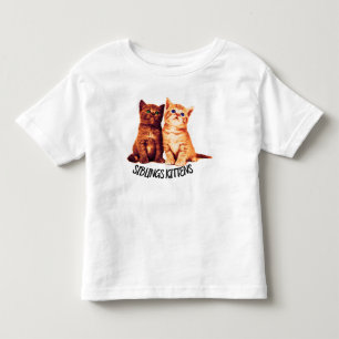 Geschwister, zwei niedliche Katzen Kleinkind T-shirt