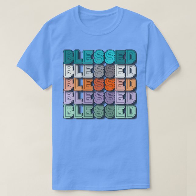 Gesegnet 1 T-Shirt (Design vorne)