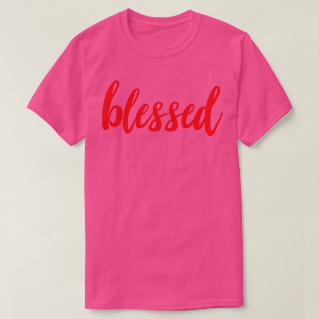 Gesegnet 1 T-Shirt (Design vorne)