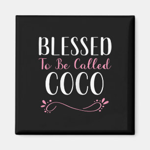 Gesegnet, als Coco Niedliches Cooles Oma genannt Magnet
