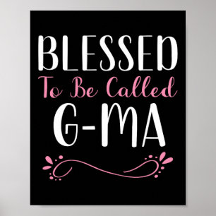 Gesegnet, als G-MA Niedliches Cooles Gma bezeichne Poster