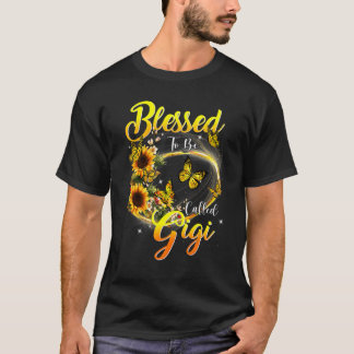 Gesegnet, als Gigi Sonnenblume Oma genannt zu werd T-Shirt
