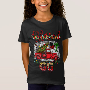 Gesegnet, als Gigi Weihnachtsroter Lkw genannt zu T-Shirt