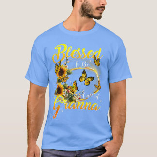 Gesegnet als Granna Sonnenblumenliebhaber Gran T-Shirt