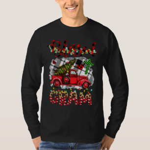 Gesegnet, als grauer Weihnachtsrottruck bezeichnet T-Shirt