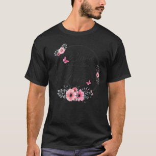 Gesegnet, als Lola Frauen Blumendekoration genannt T-Shirt