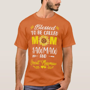 Gesegnet, als Mama Mawmaw großen Mawmaw Mothe gena T-Shirt