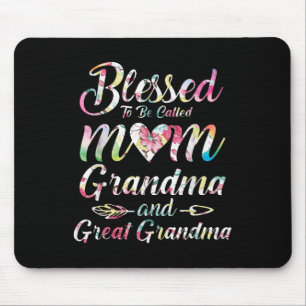 Gesegnet, als Mama Oma Große Oma Mot genannt zu we Mousepad
