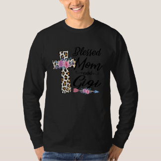Gesegnet, als Mama und Gigi Funny Oma Mo genannt z T-Shirt