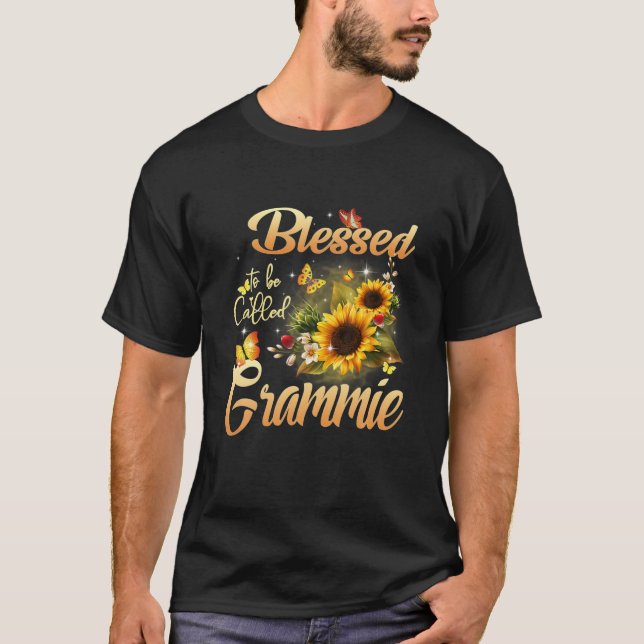 Gesegnet als Mama und Grammie St Patricks D T-Shirt (Vorderseite)