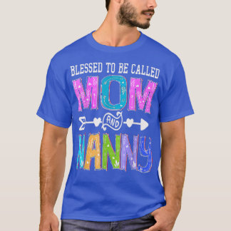 Gesegnet, als Mama und Kindermädchen Tag Col. T-Shirt