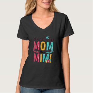 Gesegnet als Mama und Mimi-Blumengranma T-Shirt