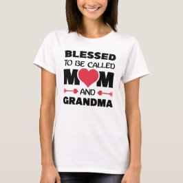 Gesegnet, als Mama und Oma Funny Mütter bezeichnet T-Shirt