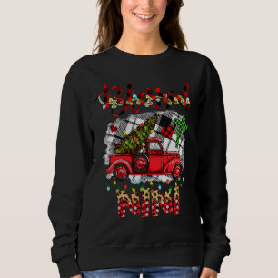 Gesegnet, als Nonni Weihnachtsroter Lkw genannt zu Sweatshirt