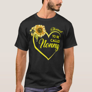 Gesegnet als Nonny Sonnenblume T-Shirt