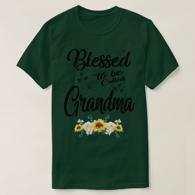 gesegnet als Oma T-Shirt (Design vorne)
