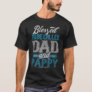 Gesegnet, als Vater bezeichnet zu werden und glück T-Shirt