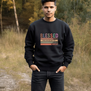 Gesegnet, Barmherzigkeit, erlöst, geliebt und geeh T-Shirt