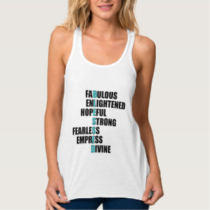 Gesegnet - Bekräftigung Tank Top