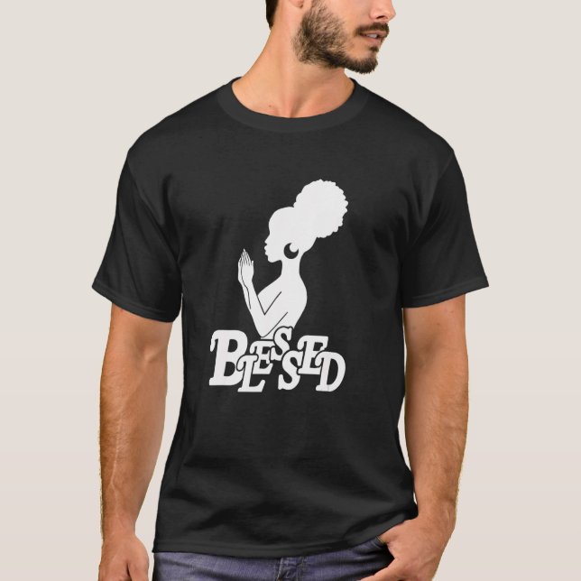 Gesegnet Dankbar gesegnet T-Shirt (Vorderseite)