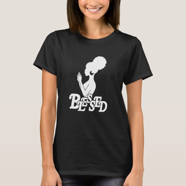 Gesegnet Dankbar gesegnet T-Shirt (Vorderseite)
