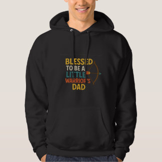 Gesegnet, der Vater eines kleinen Kriegers zu sein Hoodie