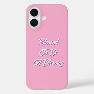 Gesegnet, ein Segen Rosa zu sein iPhone 16 Hülle