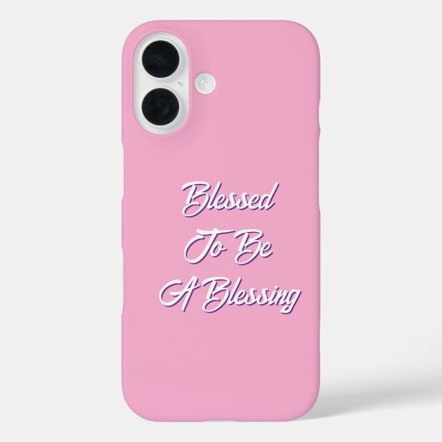Gesegnet, ein Segen Rosa zu sein Case-Mate iPhone Hülle (Rückseite)