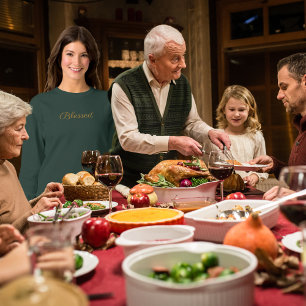 Gesegnet einfach Minimalistisch Sweatshirt