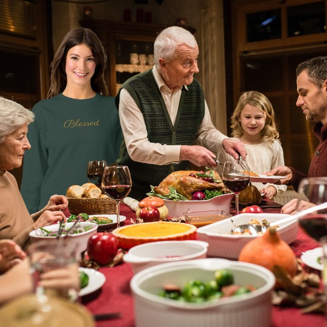 Gesegnet einfach Minimalistisch Sweatshirt (Von Creator hochgeladen)