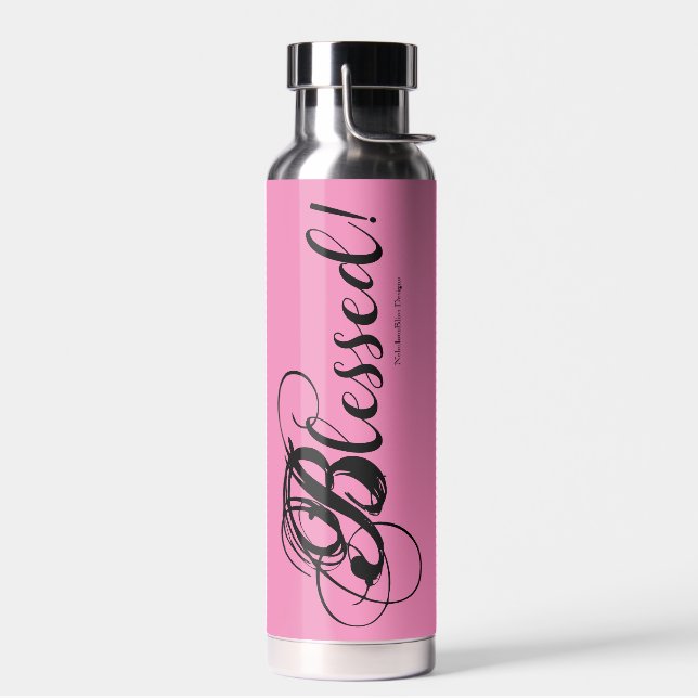 Gesegnet! Flasche (rosa) (Links)