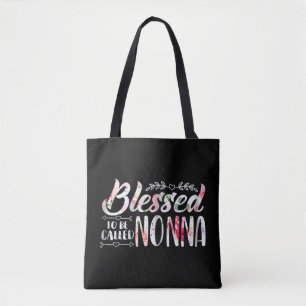 Gesegnet für Oma Nonna farbig nennen