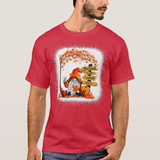 Gesegnet, genannt Gnome Herbst Herbst Danke T-Shirt