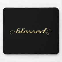 Gesegnet, Goldc$folie-blick inspirierend dankbares