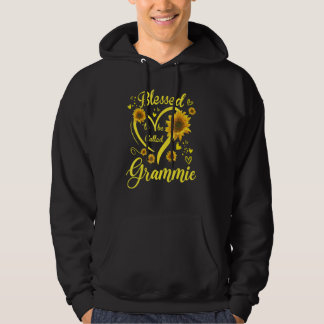 Gesegnet, Grammie Sunflower Muttertagsmutter genan Hoodie
