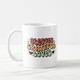 "Gesegnet Grateful Loved" Kinder Shirt, Erntedank Kaffeetasse