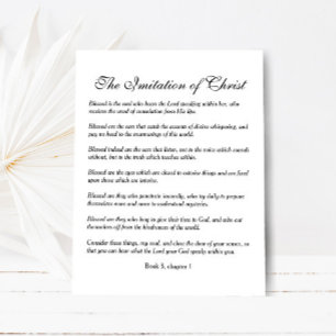 Gesegnet ist das Soul, das den Herrn hört Postkarte