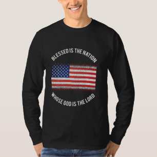 Gesegnet ist die Nation, deren Gott der Herr Chris T-Shirt